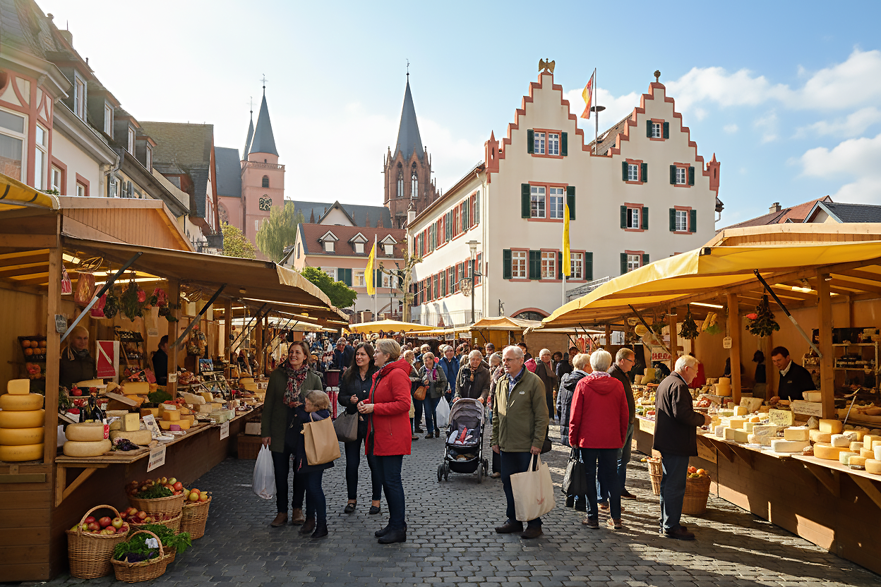 Plakat Rheinhessischer Käsemarkt
